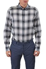 Dolce & Gabbana "Gold" Men's Multi-Color Plaided Dress Shirt US  17