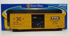 ExactRail EE-1401-31 HO TTX (FBOX) Trinity 6275 CuFt Plug Door Boxcar #504532 LN