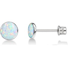 Titan Ohrringe Damen Kinder hypoallergen mit Zirkonia Schmuck Schmuckstück Ge...