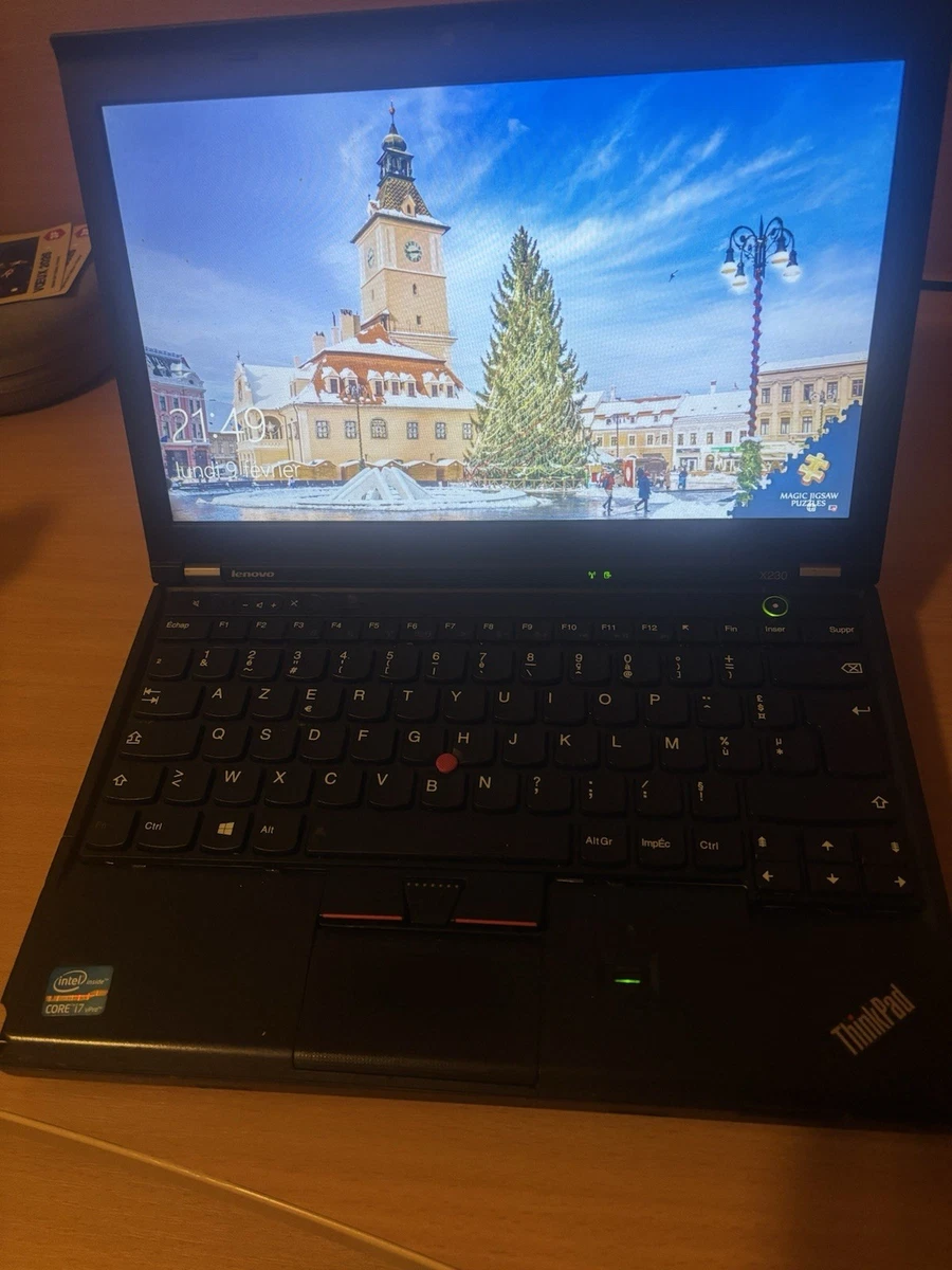 Lenovo X230 Ordinateur Portable 12.5  Intel Windows 7 Professional Noir