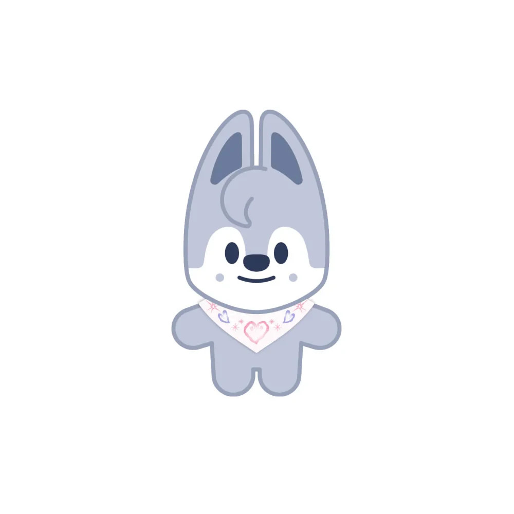 Stray Kids SKZOO Plush 10cm Ver. Wolf Chan Bang Chan 5th