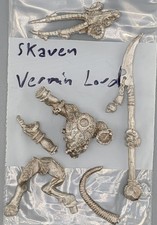 Warhammer The Old World Skaven Verminlord Horned Rat metal TOW Fantasy OOP Rare