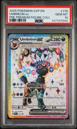 2025 POKEMON SVP EN-SV BLACK STAR PROMO #176 UMBREON EX PSA 10