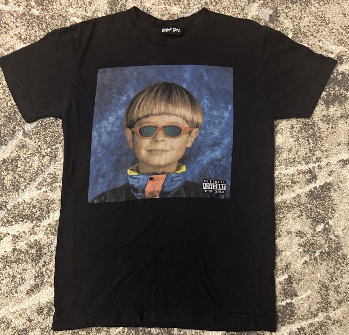 Oliver Tree Alien Boy Cd Cover Shirt Black Small Alt Rock Indie