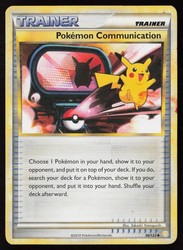 Pokemon Communication 98/123 HeartGold & SoulSilver Uncommon Trainer