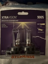 Sylvania 9005 XtraVision Halogen Headlight Bulb, 2 Pack