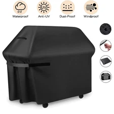 BBQ Grill Cover 210D Oxford Waterproof Dustproof Guard Outdoor Kitchen Use
