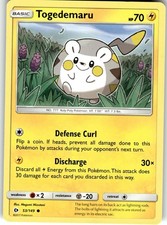 Togedemaru Common SM Base Set 53/149 LP