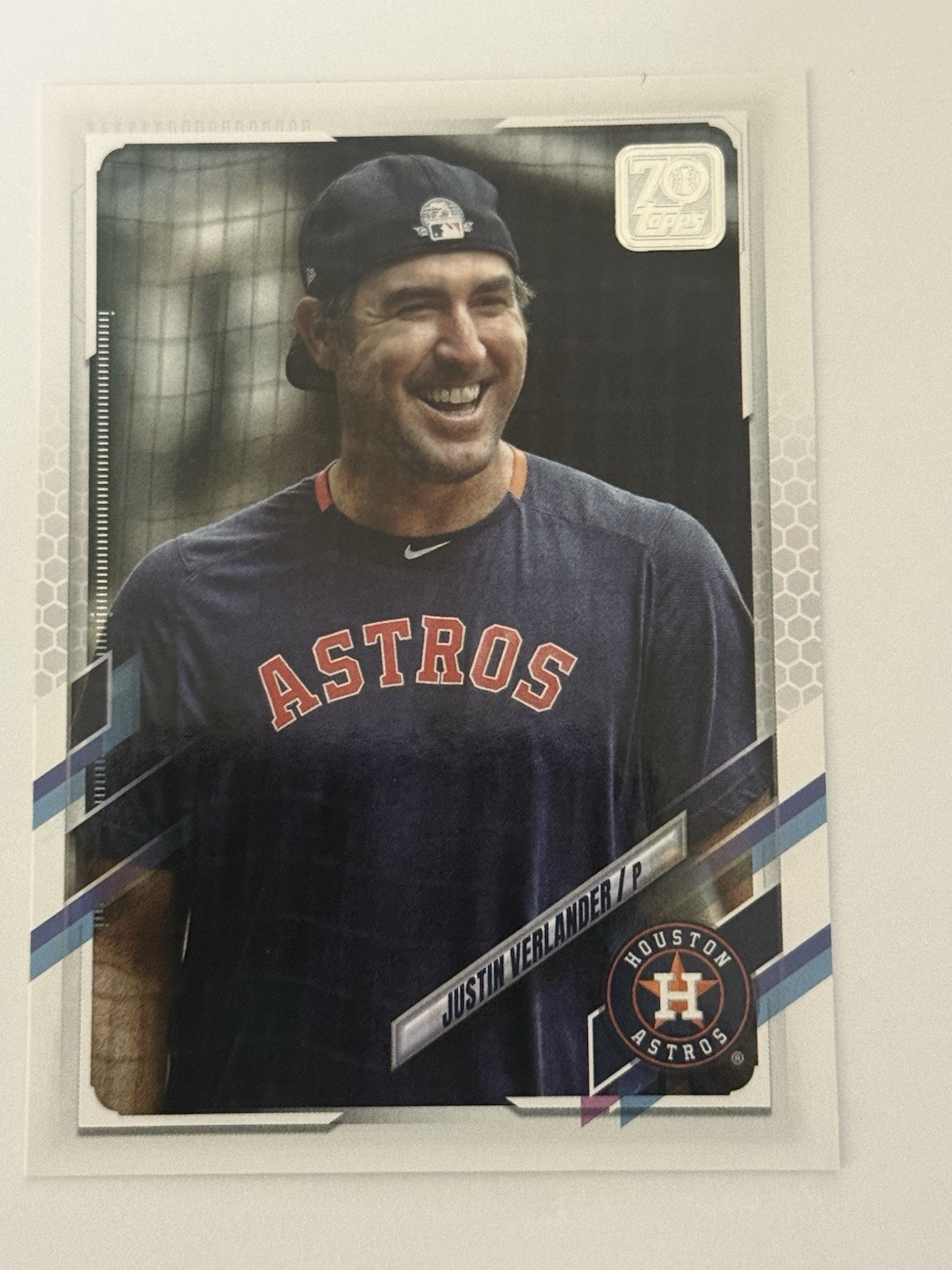 2021 Topps Series 1 Justin Verlander Image Variation SP #112 Houston Astros