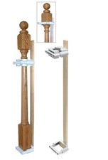 Safety Innovations No Hole Stairway Baby Gate Mounting Kit - Fits Posts from ...