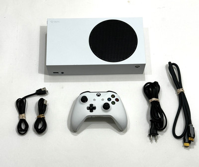 Xbox Series S 512GB White Console Bundle Controller HDMI Power Cable Tested Work