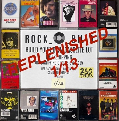 ALL GREATEST HITS BUILD YOUR LOT CASSETTE TAPES BUY $25 GET FREE SHIPPING 80S ++