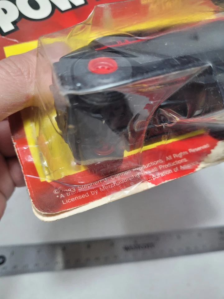 VTG Motorized Ertl A-Team Van New On Card 1983 USA "Pow-R-Pull" Pull Back 1/48 - Image 4 of 4