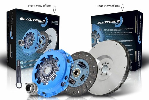 Blusteele Heavy Duty Clutch Kit & Flywheel For Toyota Hilux LN130 SURF 2L-T, 3L