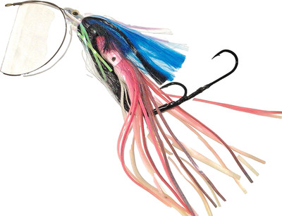 double Rigged ILANDER High Speed Wahoo Big Game Fishing Lure 15  long w squid 4A