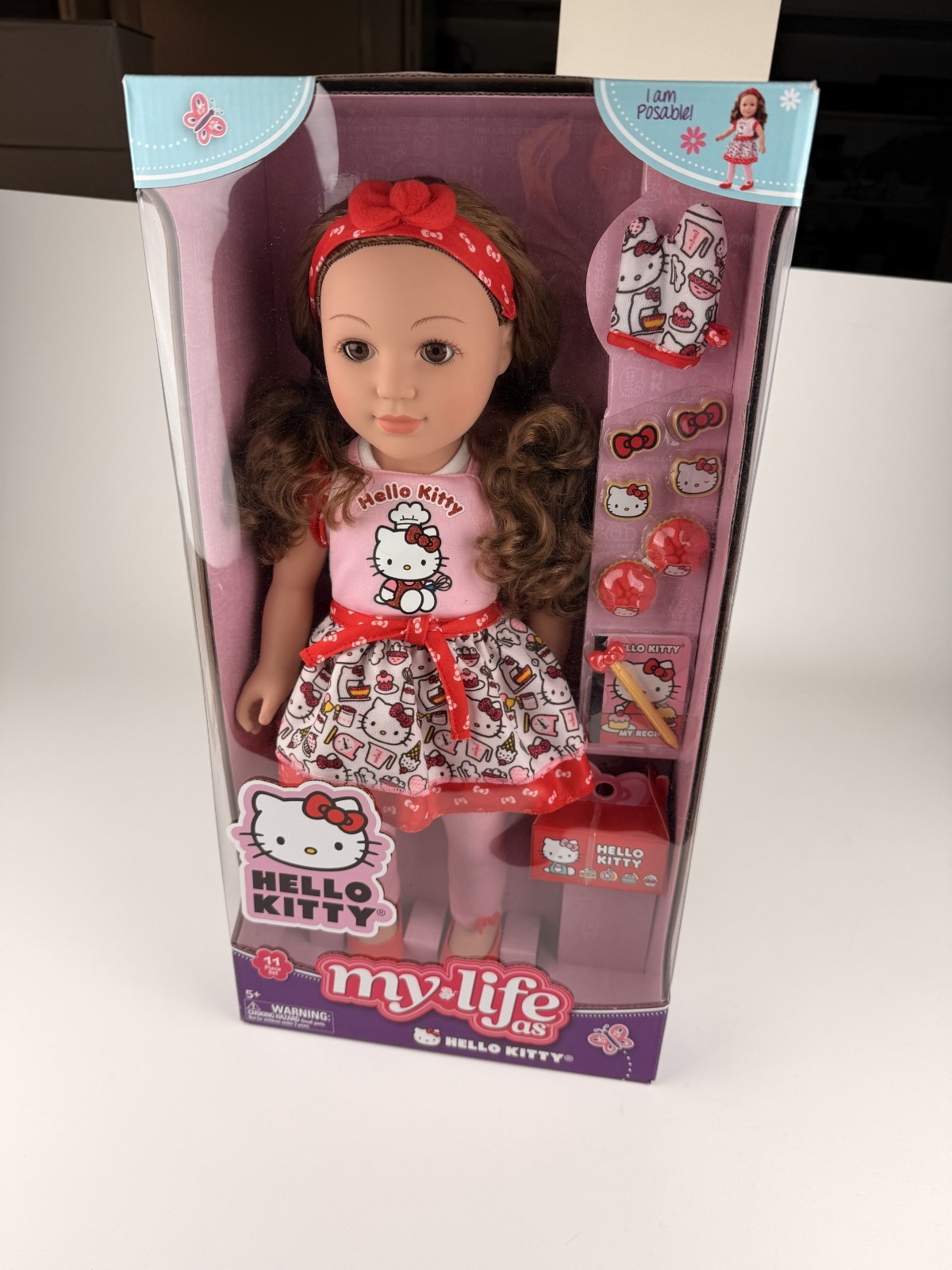 My Life As Hello Kitty Baking Bakery Play Set 5 year old+ 11 pieces