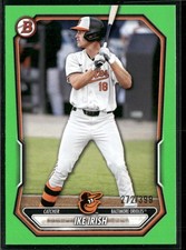2026 Bowman #BP-68 Ike Irish Prospects Neon Green #/399