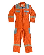 Coverall MAERSK OIL Orange Roots Protective Jumpsuit Hi Vis Size 50