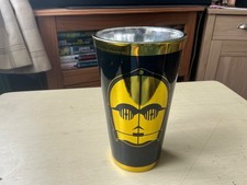star wars c3po chrome pint glass