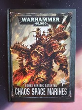 Warhammer 40,000 40k Codex Heretic Astartes Chaos Space Marines 8th edition HC