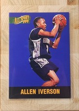 1996 Score Board Allen Iverson Rookie Card #80 All Sport PPF Georgetown. rookie card picture