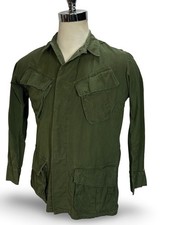 Vietman War OG107 U.S. Army Jungle Fatigue Tropical Combat Coat Type V 1969 S R