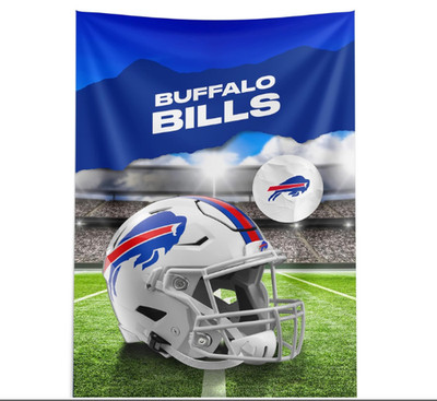 Northwest NFL Buffalo Bills Wall Hanging Tapestry Officially Licensed Midfield