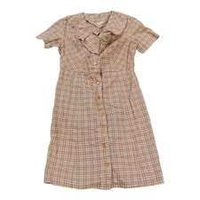 Tan 1960's Dress Mr. Kolbert Retro Fashion