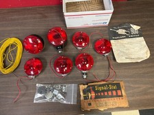 Lot Of Vintage 1940s 1950s Signal Stat Turn Signal Lights Brake Nos 726