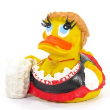 Octoberfest Bavarian Beer Girl Rubber Duck, 100 All Natural Rubber Ducks