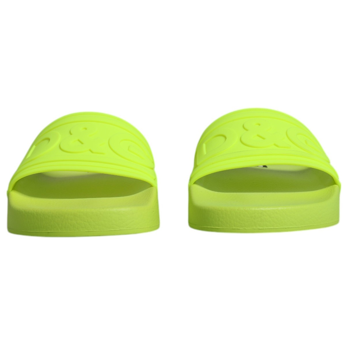 DOLCE & GABBANA Shoes Green Rubber Slides Sandals Beachwear EU36
