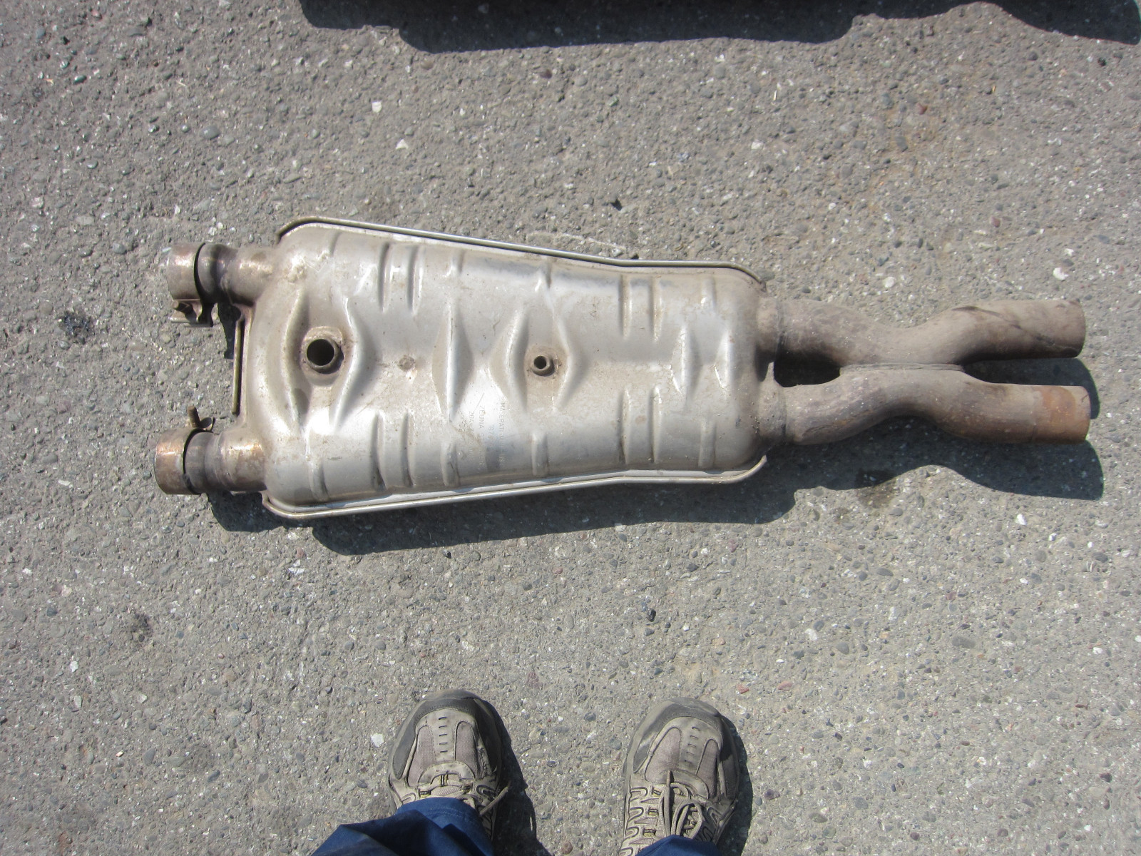 Maserati Spider / Coupe - Central Exhaust Muffler Resonator -  P/N 187826
