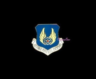 USAF Material Cmd Shield  + a custom promo pin 