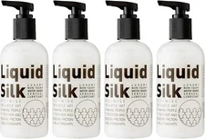 4 x Liquid Silk Water Based Lubricant 250ml (EXP:-12/2027)  (PACK OF 4)