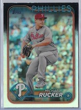 2024 Topps Update - Rainbow Foil #US140 Michael Rucker Philadelphia Phillies