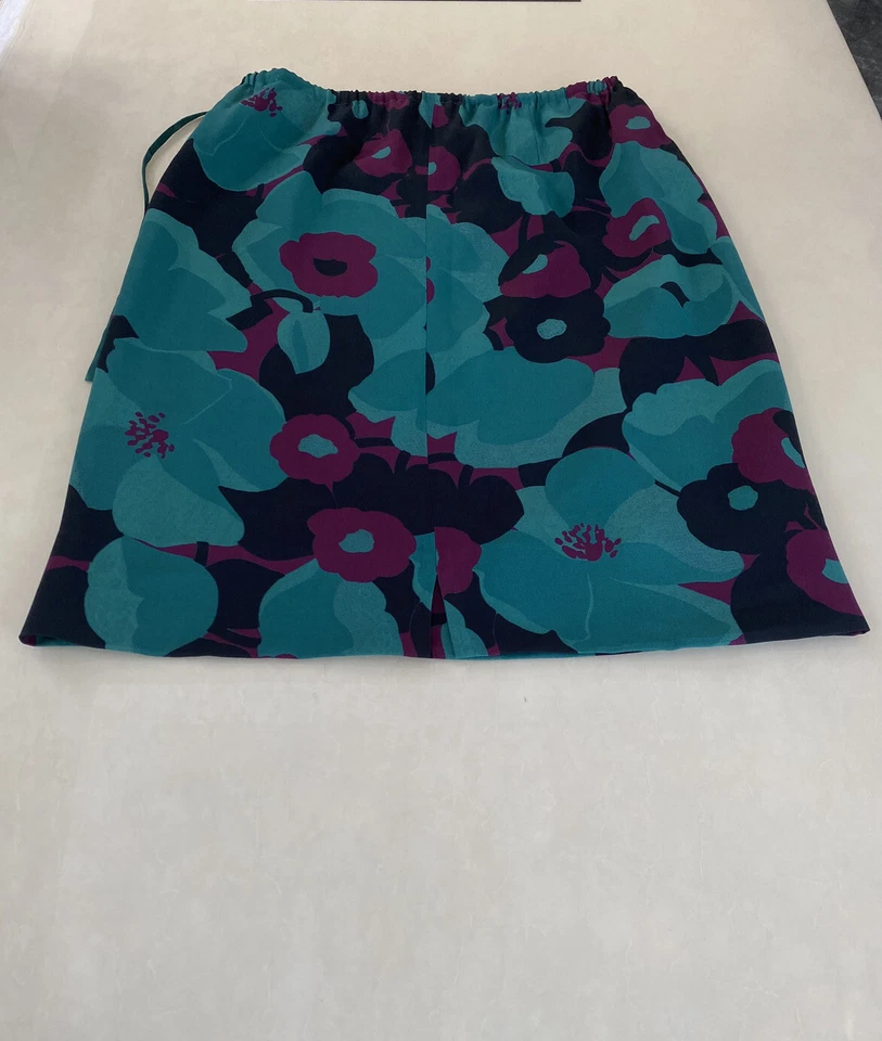 Falda midi de viscosa-crepé Dries Van Noten. FR 40/UK 12 Foto 3 de 4