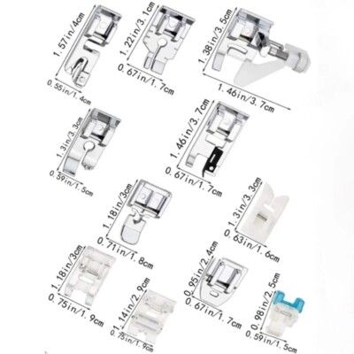 Kit De Prensatelas Para Máquina De Coser - 32 Piezas, Para Brother, Singer Y Multifuncionales, Incluye Pie Para Cremallera, Cordón, Bordado Y Más