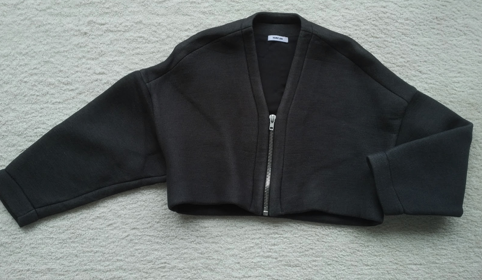Rare Helmut Lang Charcoal Grey Athleisure Jacket Sample image 2