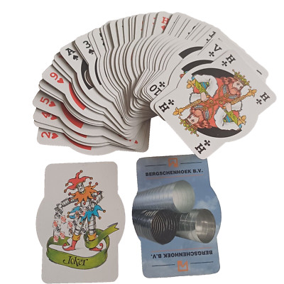 Set 55x Playing Cards Bridge Bergschenhoek b.v Commercial Edition Funny Shapped