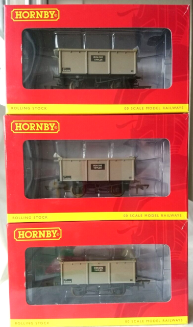 Ore Tippler Triple Pack Weathered-Hornby R6506
