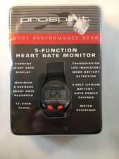 VINTAGE Prospirit Heart Rate Monitor Watch Fitness 5 Function NEW