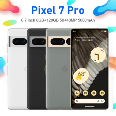 New Google Pixel 7 Pro 5G 128GB GE2AE 6.7'' Unlocked 2Years Warry Phone 2YR WRNTY