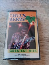 CHUCK BERRY GREATEST HITS CASSETTE EVERGREEN UNIQUE BLACK TAPE