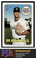 2018 Topps Heritage #698 Merandy Gonzalez Miami Marlins