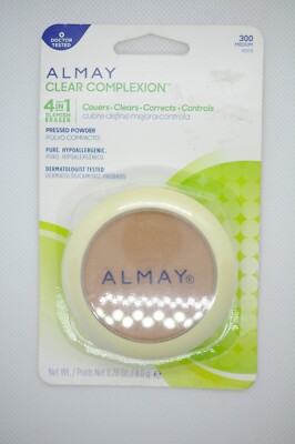 Almay Clear Complexion Pressed Powder 4 in 1 Blemish Eraser 300 Medium