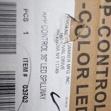 Danner Manufacturing Proline APP-Controlled Multi-Colored LED Spillway 36" 03703