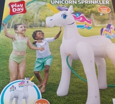   Unicorn Sprinkler Inflatable Outdoor Summer Water Fun Party 6 ft. Lot G