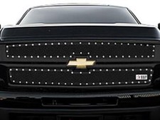 Rbp Rbp-251114 Rx Series Black Studded Frame Main Grille 2 Piece