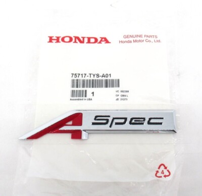 ホンダビートリアエンブレム 2023-2025 Pilot Genuine Honda OEM Gloss Black Rear 