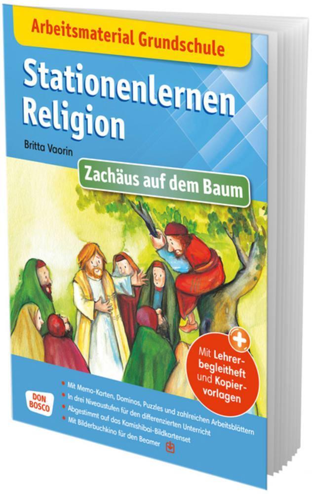 Arbeitsmaterial Grundschule. Stationenlernen Religion: Zachäus auf dem Baum Brit
